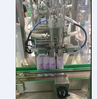Servo Motor PLC Cosmetic Liquid Filling Machine 2 Heads for Glass Bottle