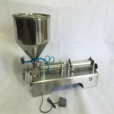 50-600ML αυτοματοποιημένη μηχανή πλήρωσης πάστας 0,6Mpa για γυάλινα πλαστικά μπουκάλια