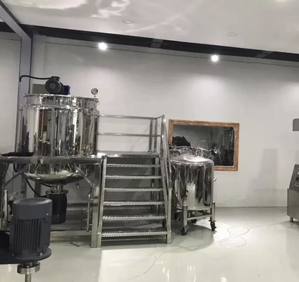Pneumatic Lotion Καλλυντικός Μίκτης Γαλακτωματοποιητής 50 λίτρων SUS304 SUS316