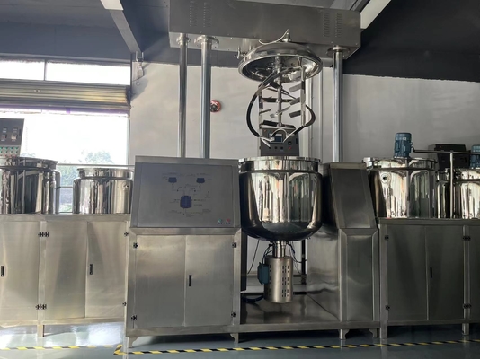 SUS304 SUS316 Vacuum Mixer Homogenizer , στεγανά καλλυντικά μηχανήματα κατασκευής