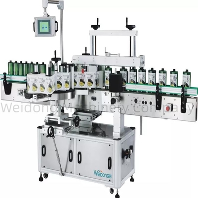 SUS304 PLC Μηχανή ετικετών με αυτοκόλλητα διπλής όψης, αυτόματη μηχανή ετικετών κατά της σκουριάς