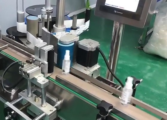 SUS304 PLC Μηχανή ετικετών με αυτοκόλλητα διπλής όψης, αυτόματη μηχανή ετικετών κατά της σκουριάς